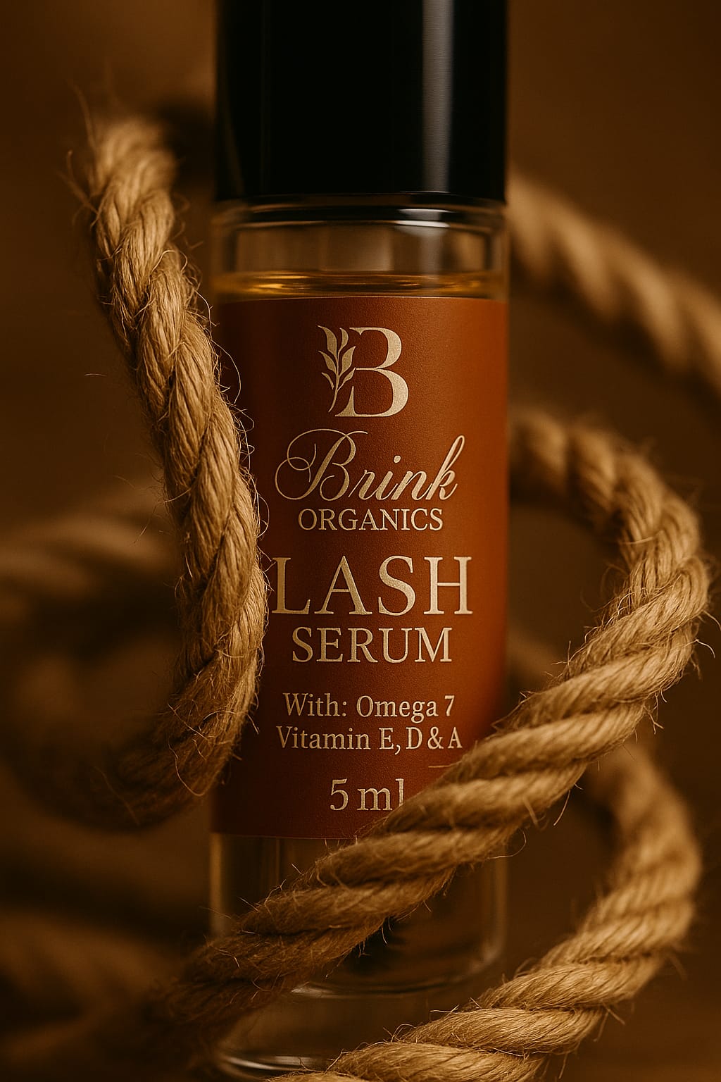 Brink Organics – Eye Lash Grow Serum with Omega 7 & Vitamin E (5ml)